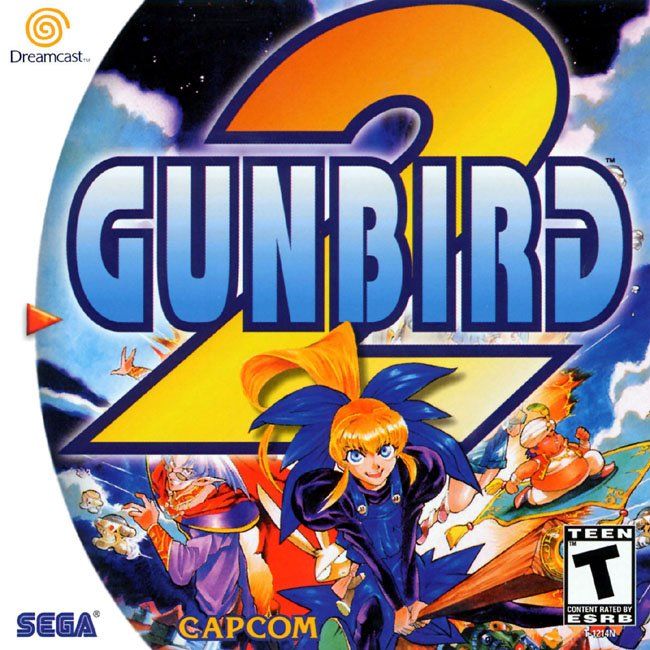 Gunbird 2 box art for Sega Dreamcast